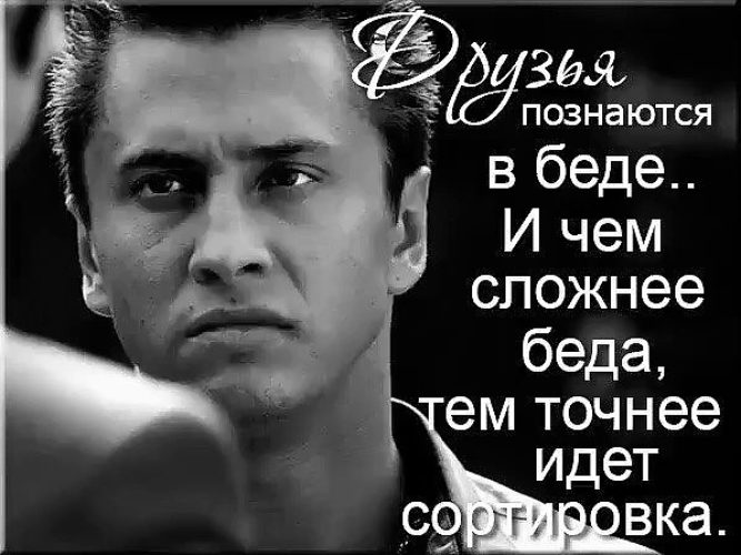 Статус про друга познающегося в беде Статус про друга познающегося в беде