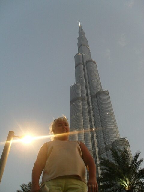 Самое высокое здание в мире BJ Khalifa