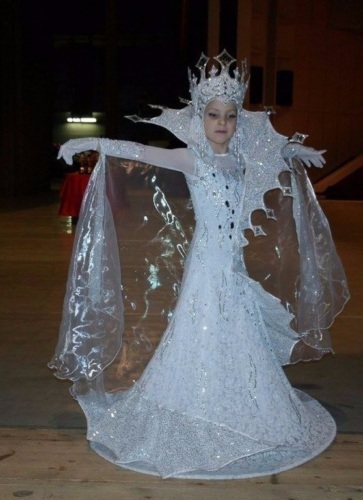 Карнавальный костюм Елочка-Царица, рост 134 см фото