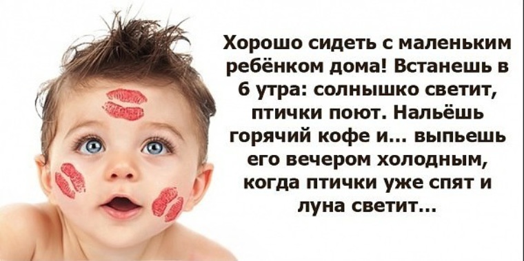 Прикольные цитаты с картинками про дикрет, жене открытка днем